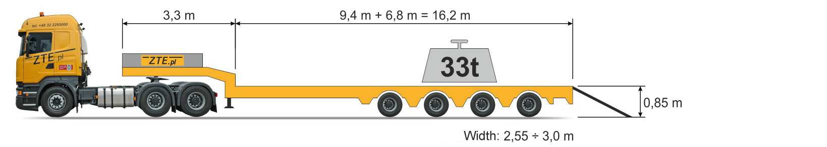 4-axle Semi semi-trailer
