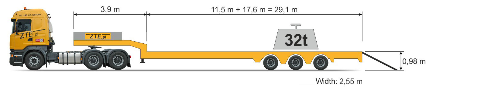 3-axle Semi semi-trailer